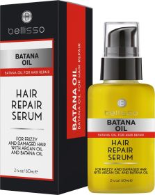 Batana Oil Hair Serum Repair Thinning Dry Damaged Fine and Split Ends Thickening Lightweight Formula Anti Frizz and Heat Protection Control Produ