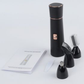 Female Painless Epilators Include Product Types Such As Laser, Intense Pulsed Light -IPL, And Radiofrequency. (Color: Black)