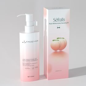 Sefralls Peach Moisturizing Cleansing Oil Natural Ingredients Makeup Removal Oil With Hydrating Jojoba 120ml (Option: 120ml)